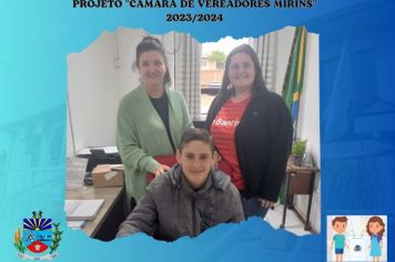 Foto - 3º Câmara de Vereadores Mirim 2023/2024.