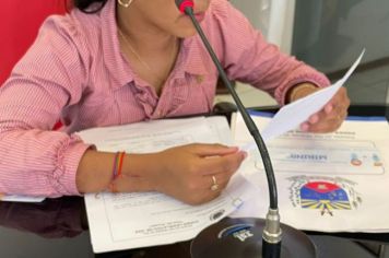 Foto - 1º Sessão Ordinária Projeto Câmara de Vereadores Mirins 2023/2024