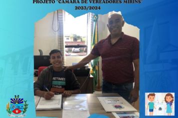 Foto - 3º Câmara de Vereadores Mirim 2023/2024.