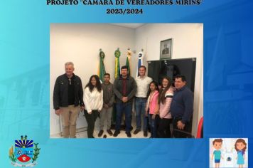 Foto - 3º Câmara de Vereadores Mirim 2023/2024.