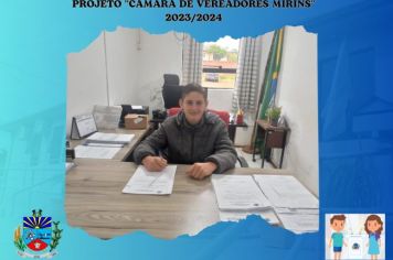 Foto - 3º Câmara de Vereadores Mirim 2023/2024.