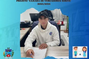 Foto - 3º Câmara de Vereadores Mirim 2023/2024.