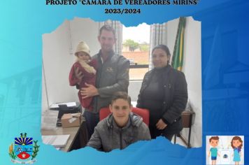 Foto - 3º Câmara de Vereadores Mirim 2023/2024.