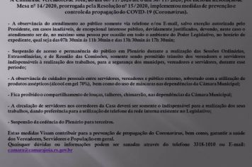 Medidas de Prevenção ao Contágio pelo Novo Coronavirus (COVID-19)