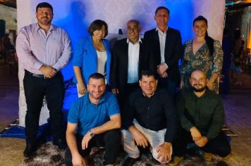 Vereadores do Poder Legislativo presentes na Abertura do Lançamento 5ª Expo Jóia - RS.