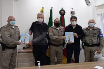 JÓIA RECEBE VISITA DO COMANDO REGIONAL  DA BRIGADA MILITAR 