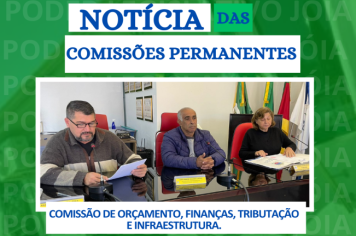Comissões Permanentes analisam Projetos em reunião nesta terça-feira, 14 de maio de 2024.
