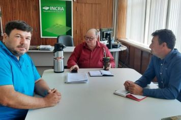 Presidente do Legislativo se reúne com superintendente do Incra 