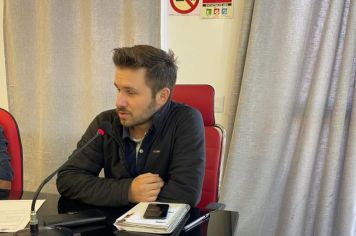 Poder Legislativo recebe Diretor Municipal de Trânsito para esclarecimentos e explanações sobre o Trânsito do nosso Munícipio. 