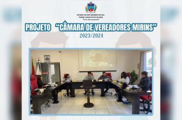 Foi realizada na tarde de segunda-feira, 3 de junho, a segunda e última Sessão Ordinária do Projeto 3º Câmara de Vereadores Mirins