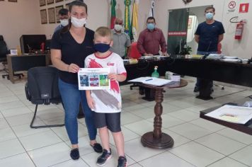 HOMENAGEM AO ATLETA GUILHERME GHISLENI ABREU