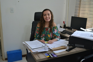 Visita da Vereadora Mirim Yasmin Pedroso Farias 