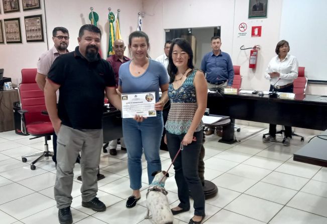 Moção de Congratulação Cristiano Lorenzoni Cazarotto e Sandra Yuri Doyama da VIAGEM KOMBINADA. 