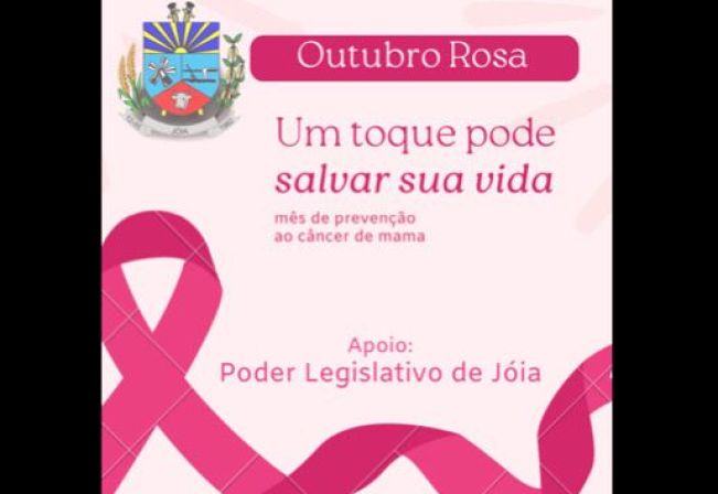 PODER LEGISLATIVO APOIA OUTUBRO ROSA 
