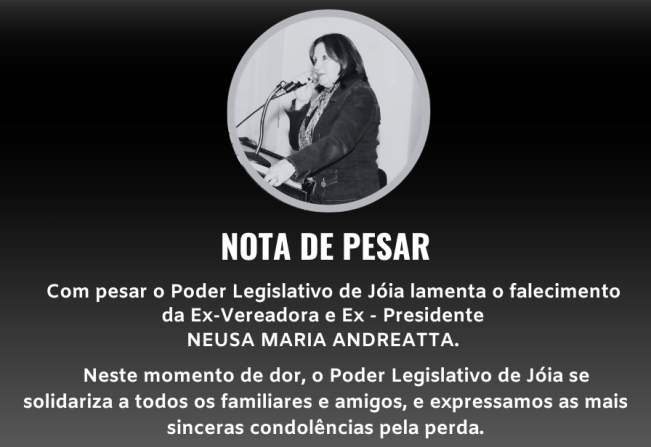 NOTA DE PESAR